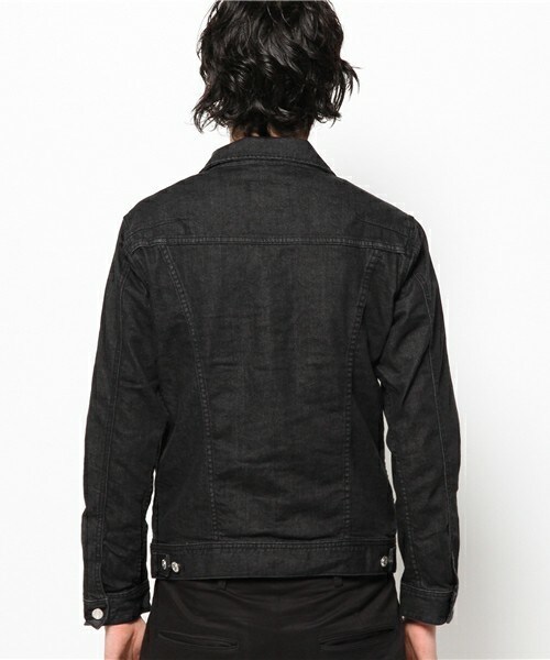 RATTLE TRAP（ラトルトラップ）の「【Smart4月号P-47掲載 山本裕典さん着用】ストレッチデニムジャケット（デニムジャケット・メンズ・ブルー/ネイビー/ブラック・MEDIUM/LARGE/LL）」の11枚目の写真