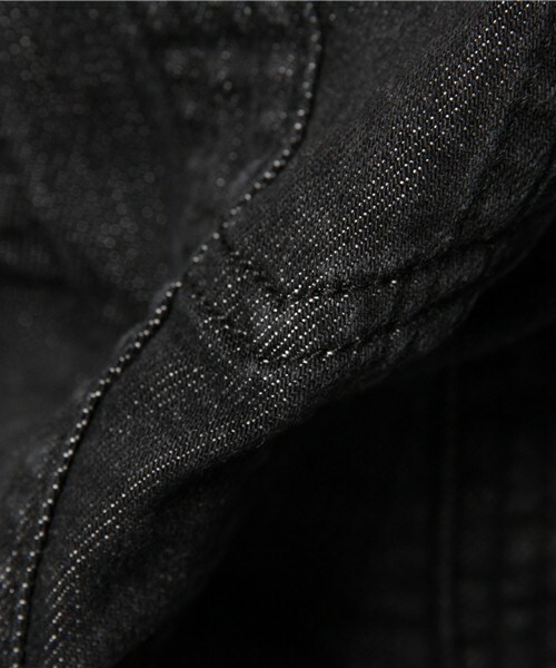 RATTLE TRAP（ラトルトラップ）の「【Smart4月号P-47掲載 山本裕典さん着用】ストレッチデニムジャケット（デニムジャケット・メンズ・ブルー/ネイビー/ブラック・MEDIUM/LARGE/LL）」の19枚目の写真