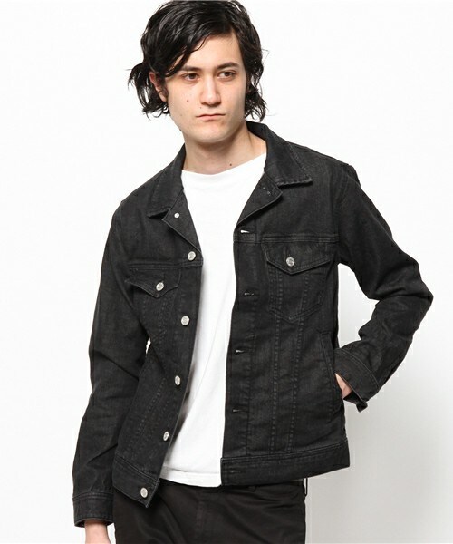RATTLE TRAP（ラトルトラップ）の「【Smart4月号P-47掲載 山本裕典さん着用】ストレッチデニムジャケット（デニムジャケット・メンズ・ブルー/ネイビー/ブラック・MEDIUM/LARGE/LL）」の12枚目の写真