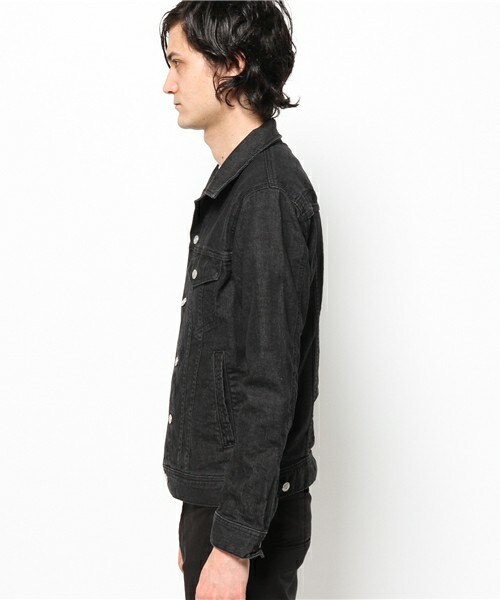 RATTLE TRAP（ラトルトラップ）の「【Smart4月号P-47掲載 山本裕典さん着用】ストレッチデニムジャケット（デニムジャケット・メンズ・ブルー/ネイビー/ブラック・MEDIUM/LARGE/LL）」の10枚目の写真