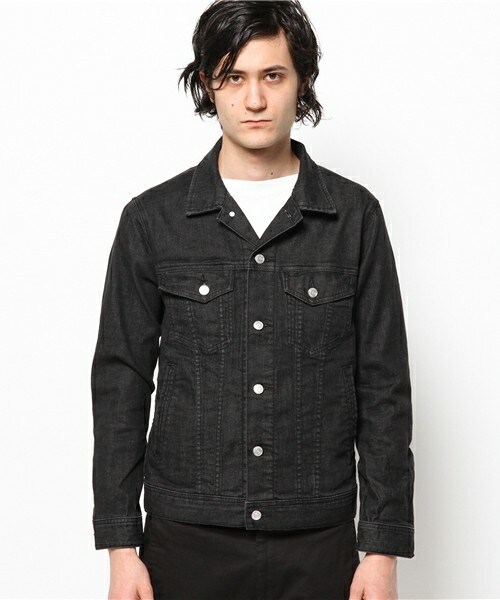 RATTLE TRAP（ラトルトラップ）の「【Smart4月号P-47掲載 山本裕典さん着用】ストレッチデニムジャケット（デニムジャケット・メンズ・ブルー/ネイビー/ブラック・MEDIUM/LARGE/LL）」の9枚目の写真