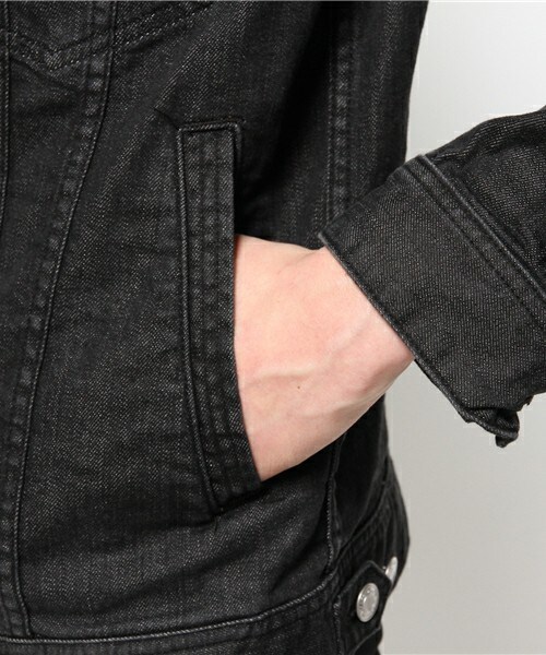 RATTLE TRAP（ラトルトラップ）の「【Smart4月号P-47掲載 山本裕典さん着用】ストレッチデニムジャケット（デニムジャケット・メンズ・ブルー/ネイビー/ブラック・MEDIUM/LARGE/LL）」の15枚目の写真