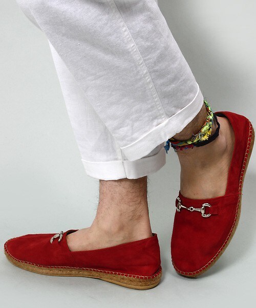 GAIMO(ガイモ)の「【gaimo(ガイモ)別注】ビットエスパドリーユ(スリッポン)/スペイン製(モカシン/デッキシューズ・メンズ・ベージュ/ネイビー/レッド/ロイヤルブルー・MEDIUM/LARGE)」の5枚目の写真