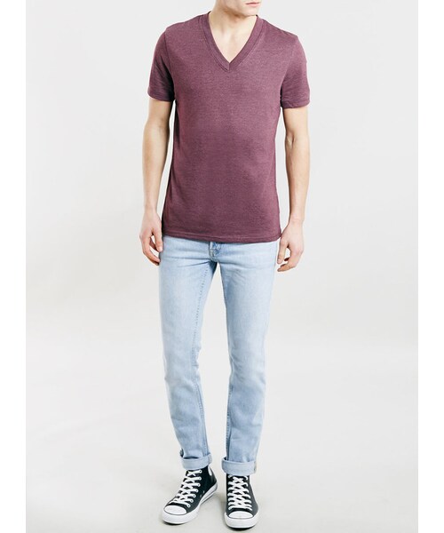 TOPMAN（トップマン）の「Light Wash Classic Skinny Fit Jeans（デニムパンツ・メンズ・Blue・34R/30R/32R/28S/30L/38R/34S/36L/36R/34L/32L/30S/32S/28R）」の5枚目の写真