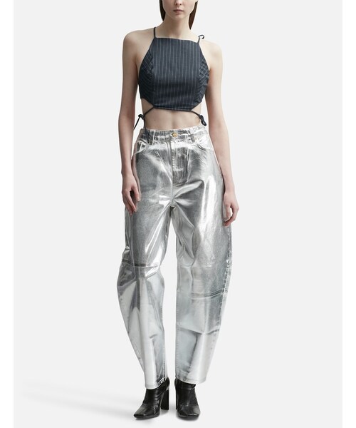 GANNI ガニー ビスチェ Stretch Stripe String Top 楽天市場】【9/11-1時59分迄4,000円OFFクーポン対象】GANNI