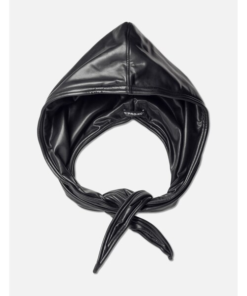 Faux Leather Hood