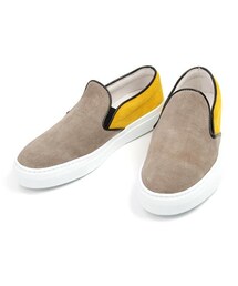 Ambassadors of minimalism | 雙色麂皮拼接SLIP-ON(その他)