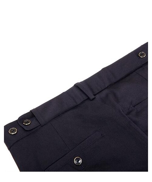 plain-me（プレインミー）の「斜紋棉織彈性休閒卡其長褲（その他・メンズ・深藍・S/M/L）」の6枚目の写真
