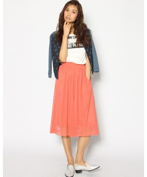 VICKY（ビッキー）の「レースボンディングインレーブルゾン（ジャケット/アウター・レディース・オフホワイト/ネイビー/イエロー・S/M）」の11枚目の写真