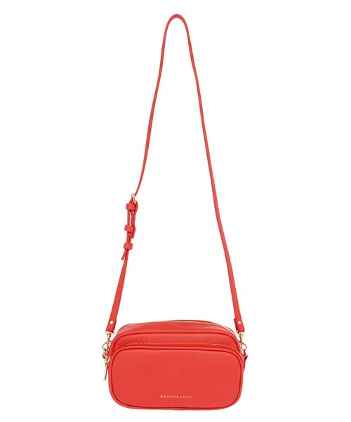 MERCURYDUO（マーキュリーデュオ）の「【GDS】 ダブルポケットショルダーBAG（バッグ・レディース・オフホワイト/レッド/ライトイエロー/シルバー・F）」の8枚目の写真