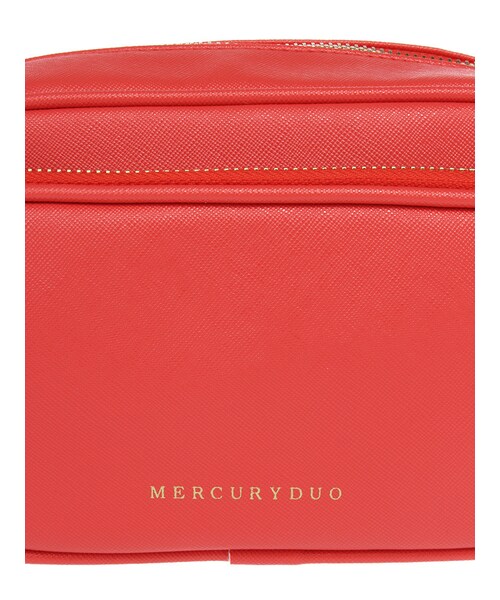 MERCURYDUO（マーキュリーデュオ）の「【GDS】 ダブルポケットショルダーBAG（バッグ・レディース・オフホワイト/レッド/ライトイエロー/シルバー・F）」の9枚目の写真