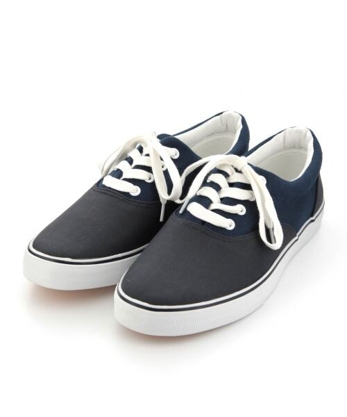RAGEBLUE（レイジブルー）の「ローカットスニーカー（シューズ・メンズ・ホワイト/ブラック/ネイビー×ホワイト/ネイビー/ネイビー(インディゴ)・M(26～27)/L(27～28)）」の4枚目の写真