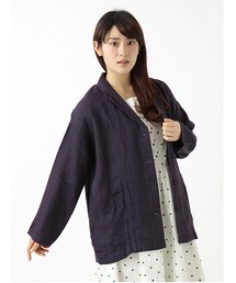 Samansa Mos2 | リネンサージジャケット(ジャケット/アウター)