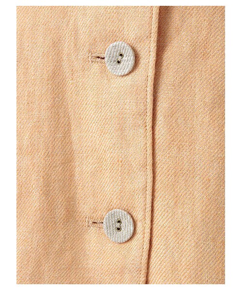 Samansa Mos2（サマンサ モスモス）の「リネンサージジャケット（ジャケット・レディース・アイボリー/ベージュ/オレンジ/ネイビー・M）」の10枚目の写真