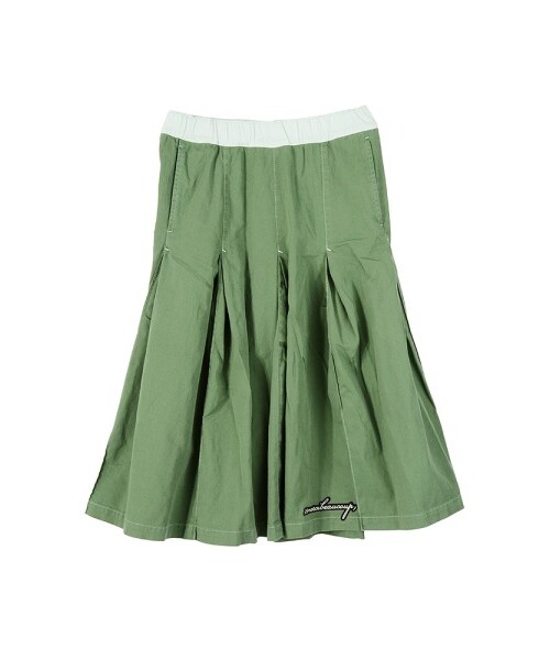 mercibeaucoup,（メルシーボークー）の「メルシーボークー、 / Ｂ：ミリミリ / スカート（スカート・レディース・khaki/navy・01）」の3枚目の写真