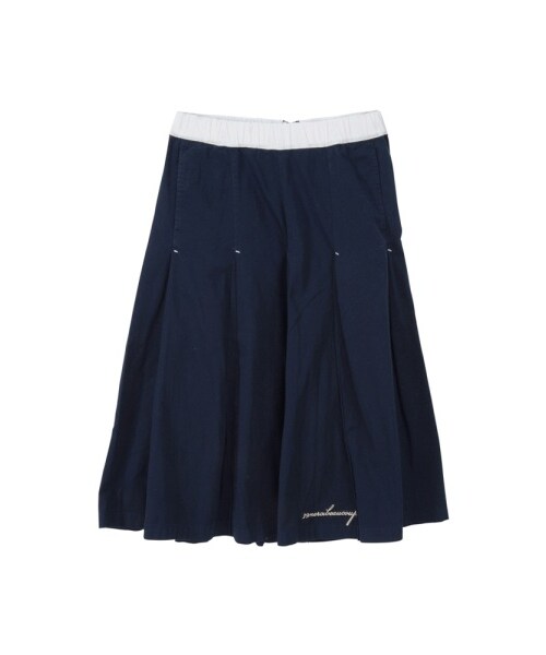 mercibeaucoup,（メルシーボークー）の「メルシーボークー、 / Ｂ：ミリミリ / スカート（スカート・レディース・khaki/navy・01）」の4枚目の写真