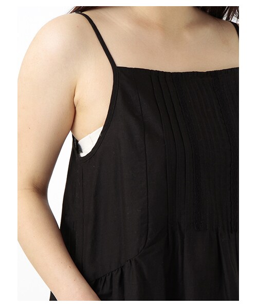 Samansa Mos2（サマンサ モスモス）の「柄アソートペチワンピース（ワンピース・レディース・アイボリー/オフホワイト/グレー/ブラック・M）」の9枚目の写真