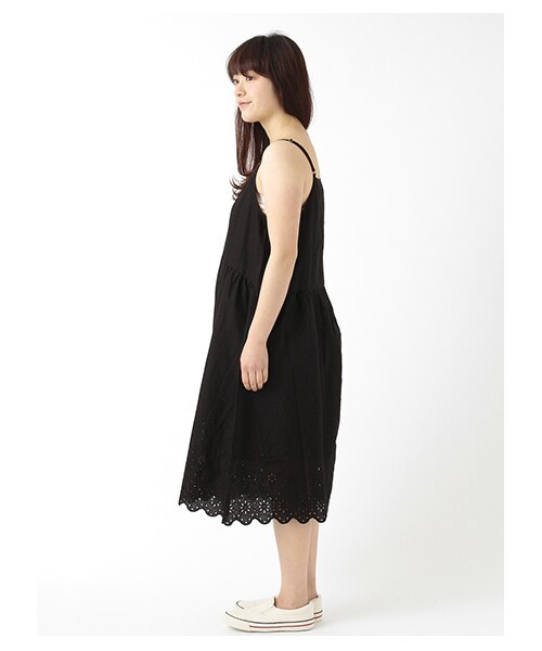 Samansa Mos2（サマンサ モスモス）の「柄アソートペチワンピース（ワンピース・レディース・アイボリー/オフホワイト/グレー/ブラック・M）」の6枚目の写真