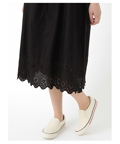 Samansa Mos2（サマンサ モスモス）の「柄アソートペチワンピース（ワンピース・レディース・アイボリー/オフホワイト/グレー/ブラック・M）」の10枚目の写真