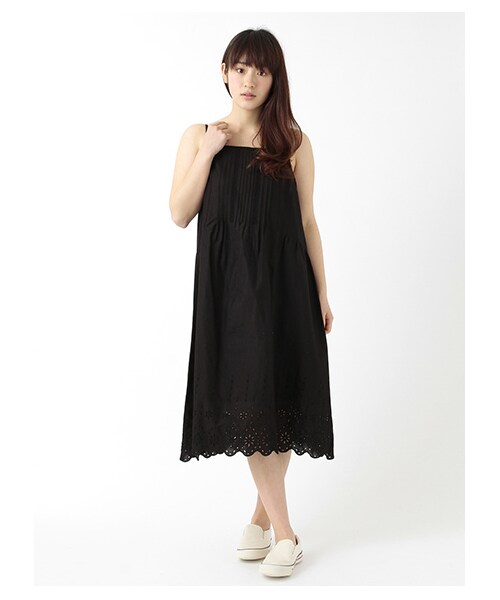 Samansa Mos2（サマンサ モスモス）の「柄アソートペチワンピース（ワンピース・レディース・アイボリー/オフホワイト/グレー/ブラック・M）」の5枚目の写真