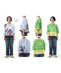 45R（フォーティーファイブアール）度甘平プリント歳時記馬比古Tシャツ 20150307084840866_215.jpg