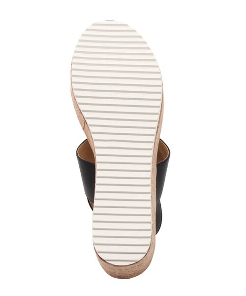 laboratory work（ラボラトリーワーク）の「ダブルベルト厚底ウェッジサンダル（シューズ・レディース・ホワイト/ブラック/シルバー・M/L）」の12枚目の写真