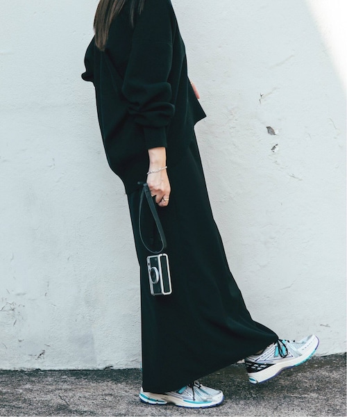 Onda×JS クリーンツイルタイトスカート　クロ JOURNAL STANDARD（ジャーナルスタンダード）の「《WEB限定予約