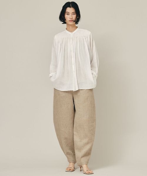 新品カレンソロジー　ヘビーツイルリネンパンツ Curensology（カレンソロジー）の「ヘビーツイルリネンパンツ