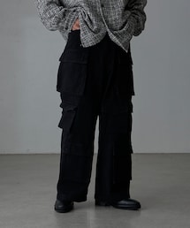 Lui's | マルチポケットデニムカーゴパンツ(デニムパンツ)