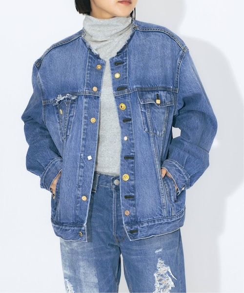 Bonum チェンジボタンデニムジャケット Bonum｜チェンジボタンデニムジャケット | Rakuten Fashion(楽天