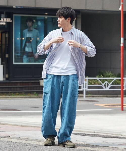 B.C STOCK（ベーセーストック）の「デニム プランターブカパンツ