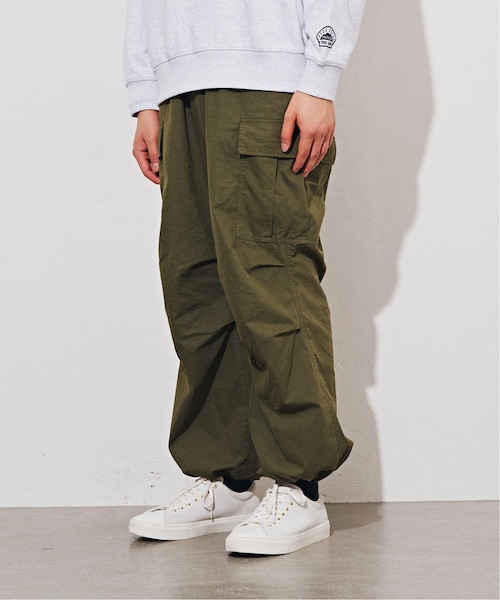 B.C stock カーゴパンツ B.C STOCK カーゴパンツ コットンリネン セミワイドベイカー