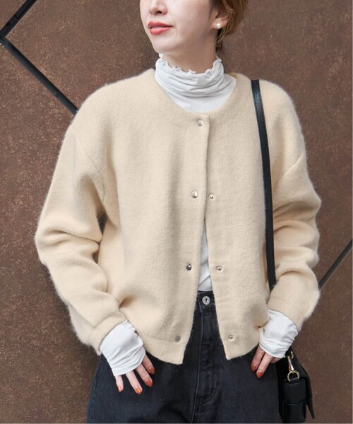 B.C STOCK（ベーセーストック）の「《追加予約》2層スムース編みニット