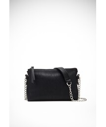 FOREVER 21 | FOREVER 21 Chained Faux Leather Crossbody(ショルダーバッグ)