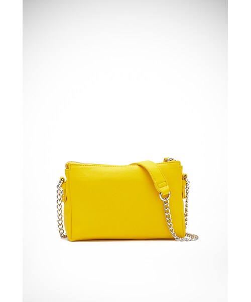 FOREVER 21（フォーエバー トゥエンティーワン）の「FOREVER 21 Chained Faux Leather Crossbody（ショルダーバッグ・レディース・Cream/Black/Blue/Yellow・One size）」の17枚目の写真