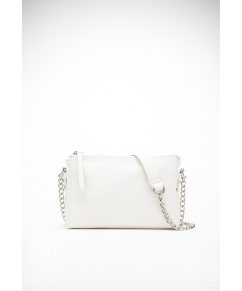 FOREVER 21（フォーエバー トゥエンティーワン）の「FOREVER 21 Chained Faux Leather Crossbody（ショルダーバッグ・レディース・Cream/Black/Blue/Yellow・One size）」の18枚目の写真