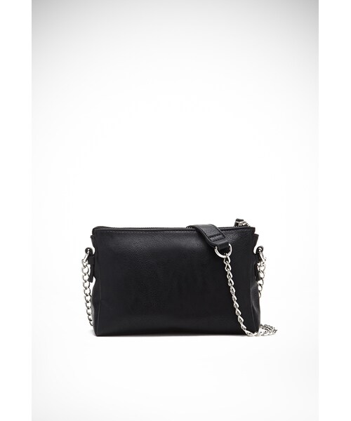 FOREVER 21（フォーエバー トゥエンティーワン）の「FOREVER 21 Chained Faux Leather Crossbody（ショルダーバッグ・レディース・Cream/Black/Blue/Yellow・One size）」の5枚目の写真