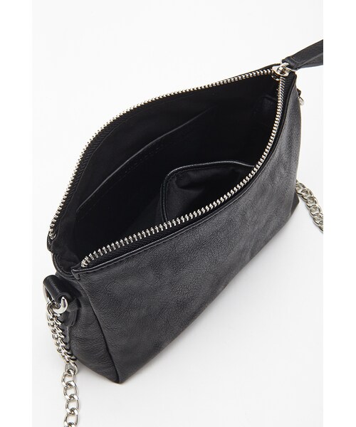 FOREVER 21（フォーエバー トゥエンティーワン）の「FOREVER 21 Chained Faux Leather Crossbody（ショルダーバッグ・レディース・Cream/Black/Blue/Yellow・One size）」の14枚目の写真