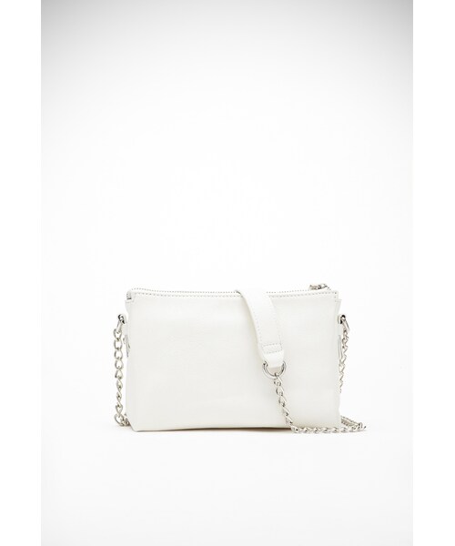 FOREVER 21（フォーエバー トゥエンティーワン）の「FOREVER 21 Chained Faux Leather Crossbody（ショルダーバッグ・レディース・Cream/Black/Blue/Yellow・One size）」の20枚目の写真