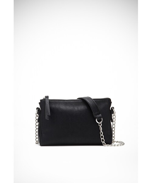 FOREVER 21（フォーエバー トゥエンティーワン）の「FOREVER 21 Chained Faux Leather Crossbody（ショルダーバッグ・レディース・Cream/Black/Blue/Yellow・One size）」の6枚目の写真