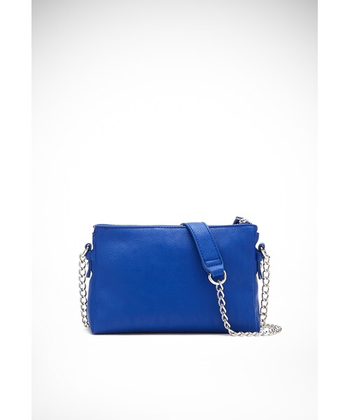 FOREVER 21（フォーエバー トゥエンティーワン）の「FOREVER 21 Chained Faux Leather Crossbody（ショルダーバッグ・レディース・Cream/Black/Blue/Yellow・One size）」の19枚目の写真