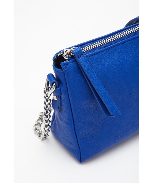 FOREVER 21（フォーエバー トゥエンティーワン）の「FOREVER 21 Chained Faux Leather Crossbody（ショルダーバッグ・レディース・Cream/Black/Blue/Yellow・One size）」の10枚目の写真