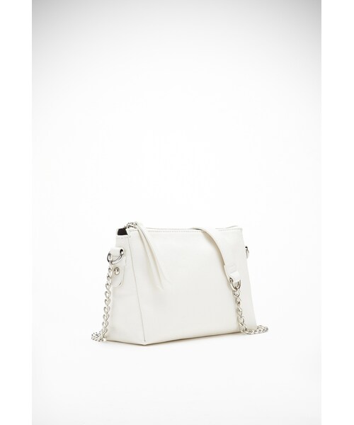 FOREVER 21（フォーエバー トゥエンティーワン）の「FOREVER 21 Chained Faux Leather Crossbody（ショルダーバッグ・レディース・Cream/Black/Blue/Yellow・One size）」の21枚目の写真