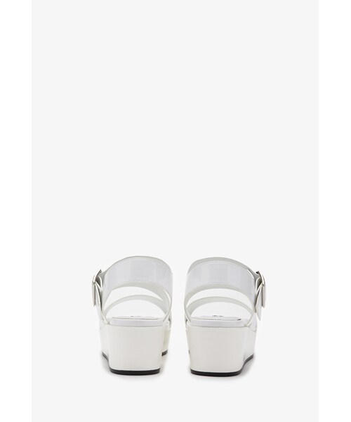 FOREVER 21(フォーエバー トゥエンティーワン)の「FOREVER 21 Faux Leather Flatform Sandals(サンダル・レディース・Navy/Lavender/White/Light blue・8.5/5.5/6.5/7/7.5/8/6/9/10)」の19枚目の写真