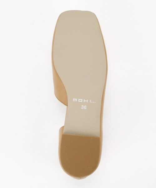OUTLET（アウトレット）の「スクエアデザインシューズ/MOHI（シューズ・レディース・キャメル/オフ白・S/M/L）」の10枚目の写真