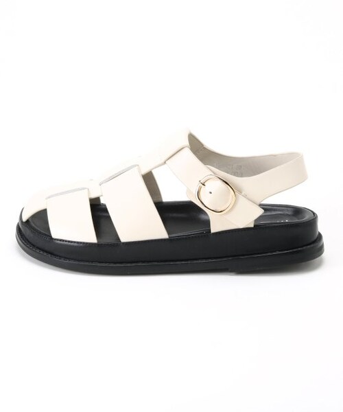 OUTLET(アウトレット)の「S-L展開 グルカサンダル/MOHI(シューズ・レディース・クロ/オフシロ・S/M/L)」の3枚目の写真
