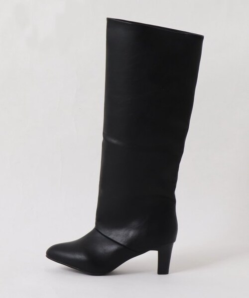 OUTLET(アウトレット)の「Wide Longboots(シューズ・レディース・黒・S/M/L)」の2枚目の写真
