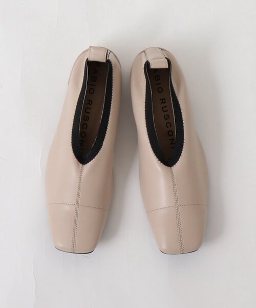 OUTLET（アウトレット）の「Square Pumps（シューズ・レディース・黒/生成・S/M/L）」の13枚目の写真