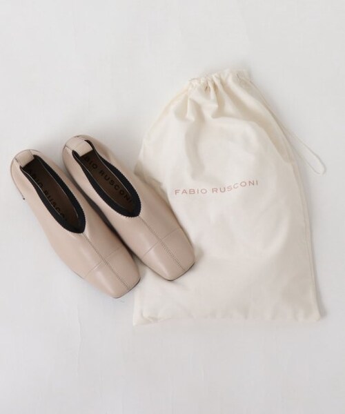 OUTLET（アウトレット）の「Square Pumps（シューズ・レディース・黒/生成・S/M/L）」の14枚目の写真