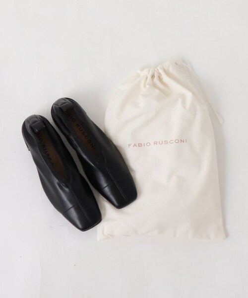 OUTLET（アウトレット）の「Square Pumps（シューズ・レディース・黒/生成・S/M/L）」の8枚目の写真